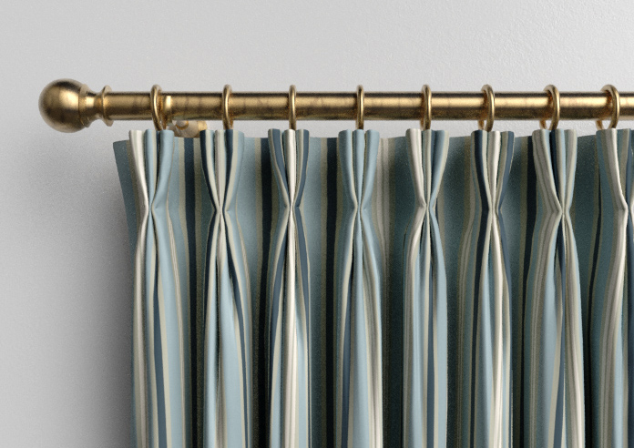 The British Stripe Co. Charles, Polzeath No.1 - Made to Measure Curtains - Image 11